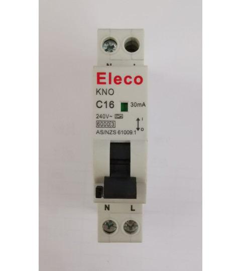 RCBO - 16A 1 Pole DIN Rail